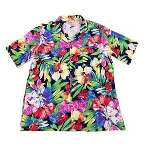 Vintage 70s Hawaiian Luau x Weekender Casual Button Down Shirt - XL